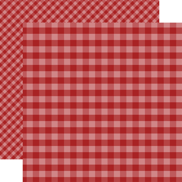 AUTUMN GINGHAM 12x12 Paper Pack - Echo Park