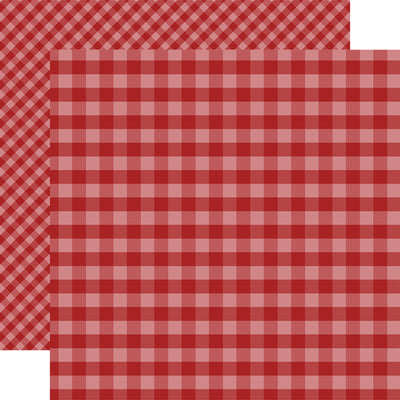 AUTUMN GINGHAM 12x12 Paper Pack - Echo Park