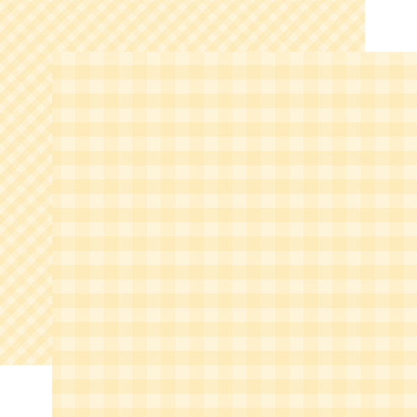 AUTUMN GINGHAM 12x12 Paper Pack - Echo Park