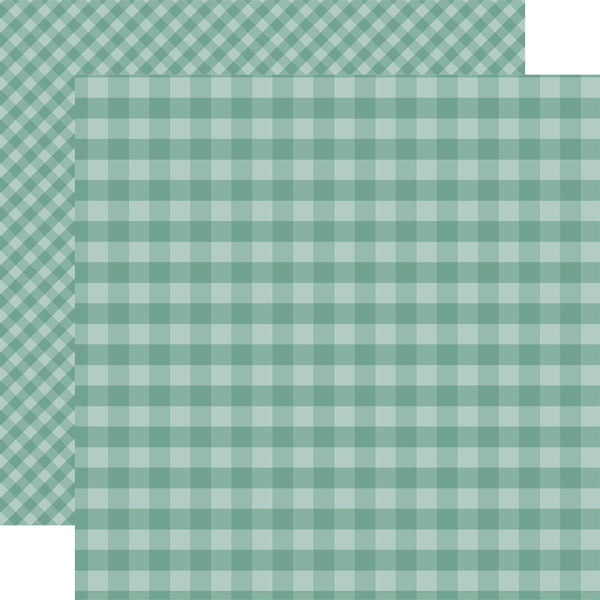 AUTUMN GINGHAM 12x12 Paper Pack - Echo Park