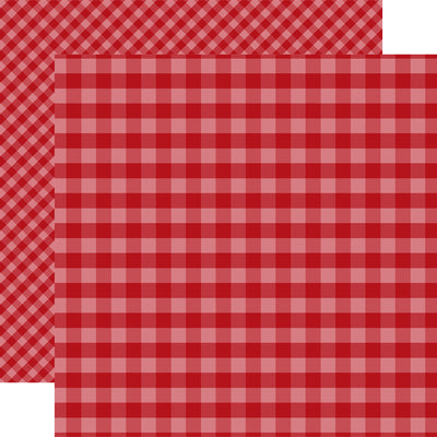 CHRISTMAS GINGHAM 12x12 Paper Pack - Echo Park