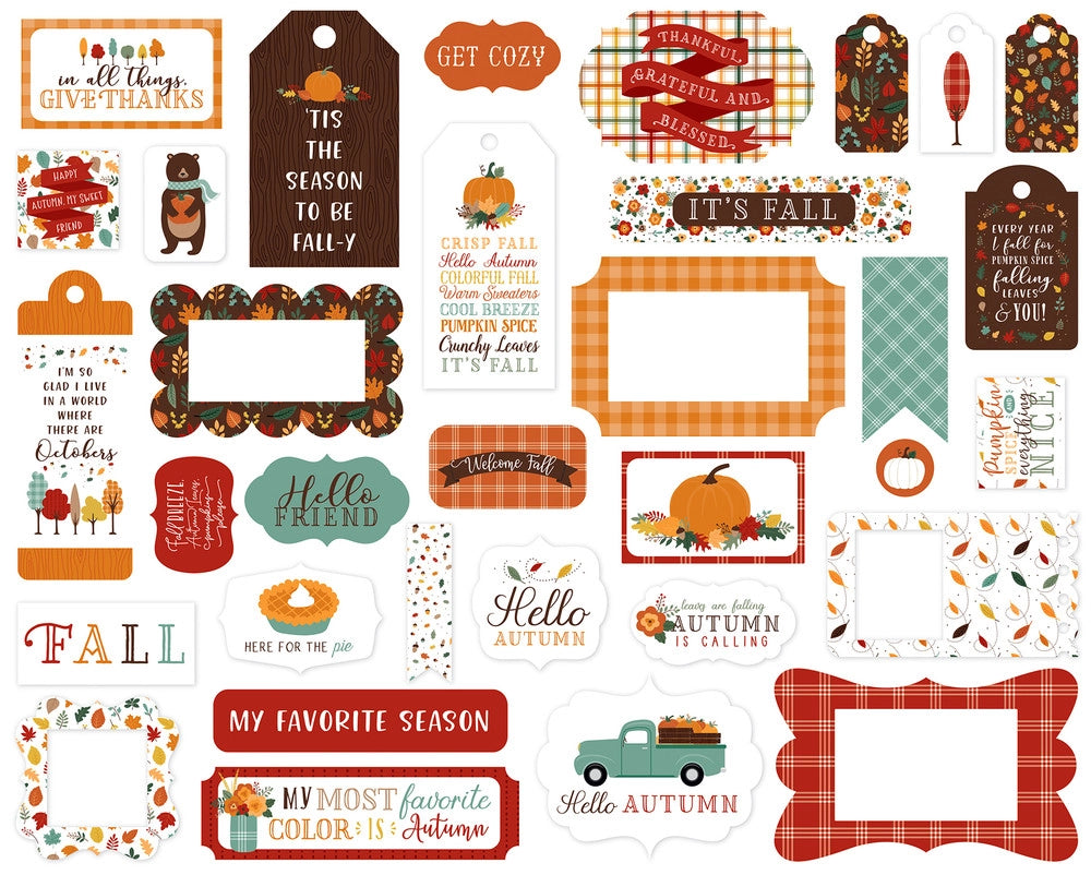 HAPPY FALL Frames & Tags - Echo Park