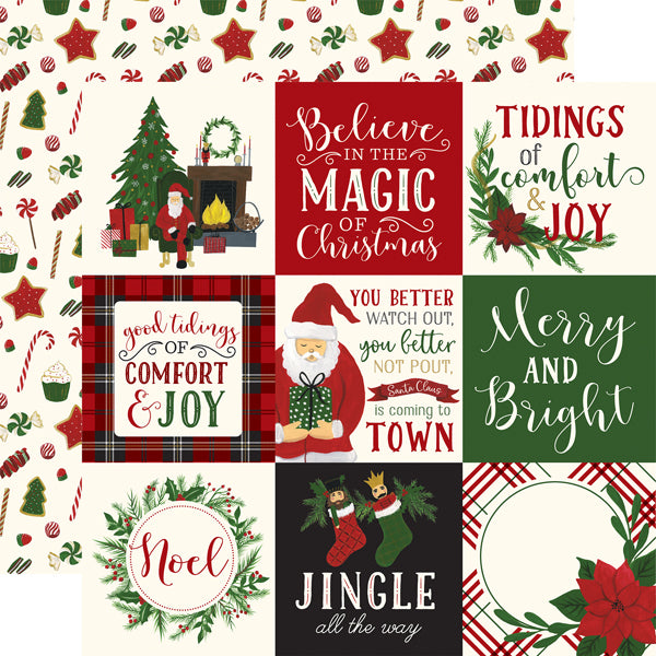 HERE COMES SANTA CLAUS 12x12 Collection Kit - Echo Park