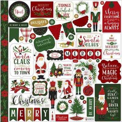 HERE COMES SANTA CLAUS 12x12 Collection Kit - Echo Park