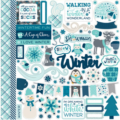 HELLO WINTER 12x12 Collection Kit - Echo Park