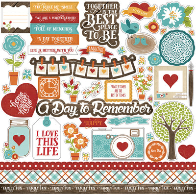 I LOVE FAMILY 12x12 Collection Kit - Echo Park