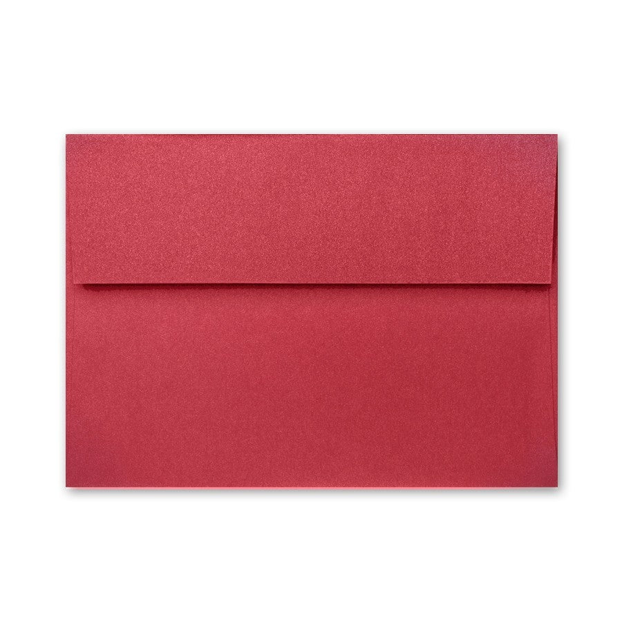 JUPITER Stardream Envelope: A red envelope with a standard square flap and a metallic finish.