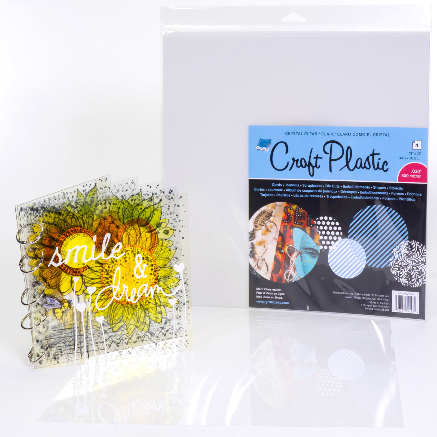 Craft Plastic is crystal clear and versatile for a myriad of crafting projects