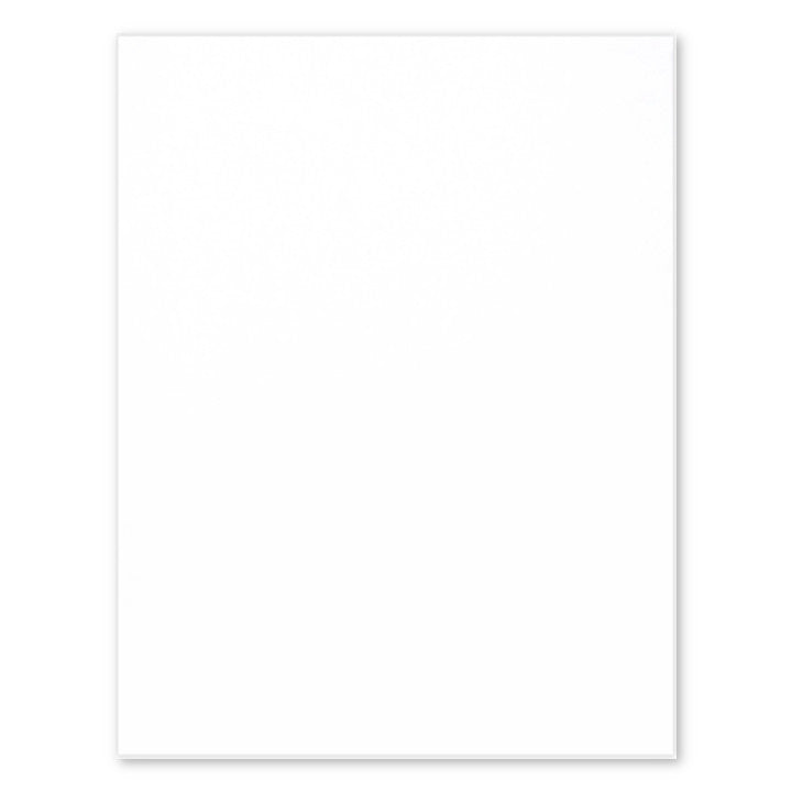 White, medium-weight chipboard - 8.5x11 - Grafix