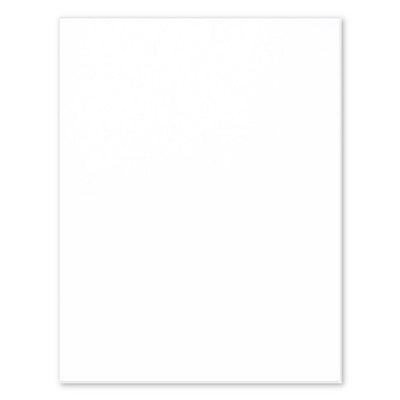 White Chipboard - Cardboard Medium Weight Chipboard Sheets - 25 Per Pack (3  x 5) 