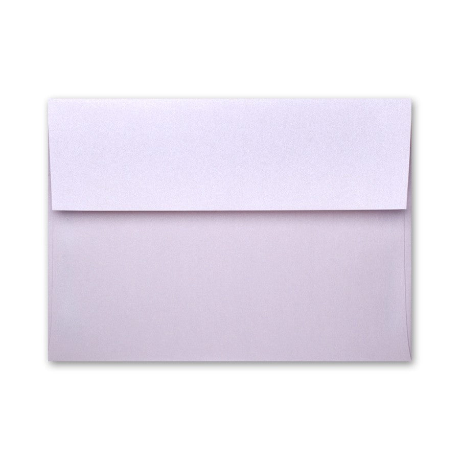 KUNZITE Stardream Envelope: A light purple square-flap invitation style envelope.