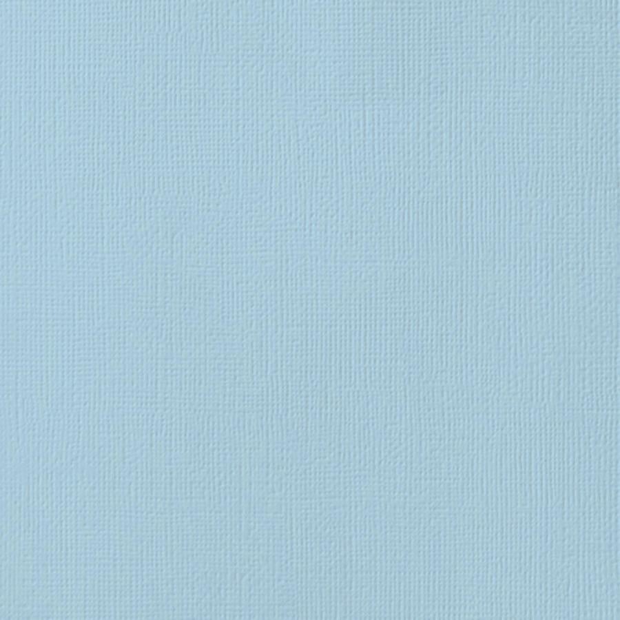LAGOON light blue cardstock - 12x12 inch - 80 lb - textured scrapbook paper - American Crafts