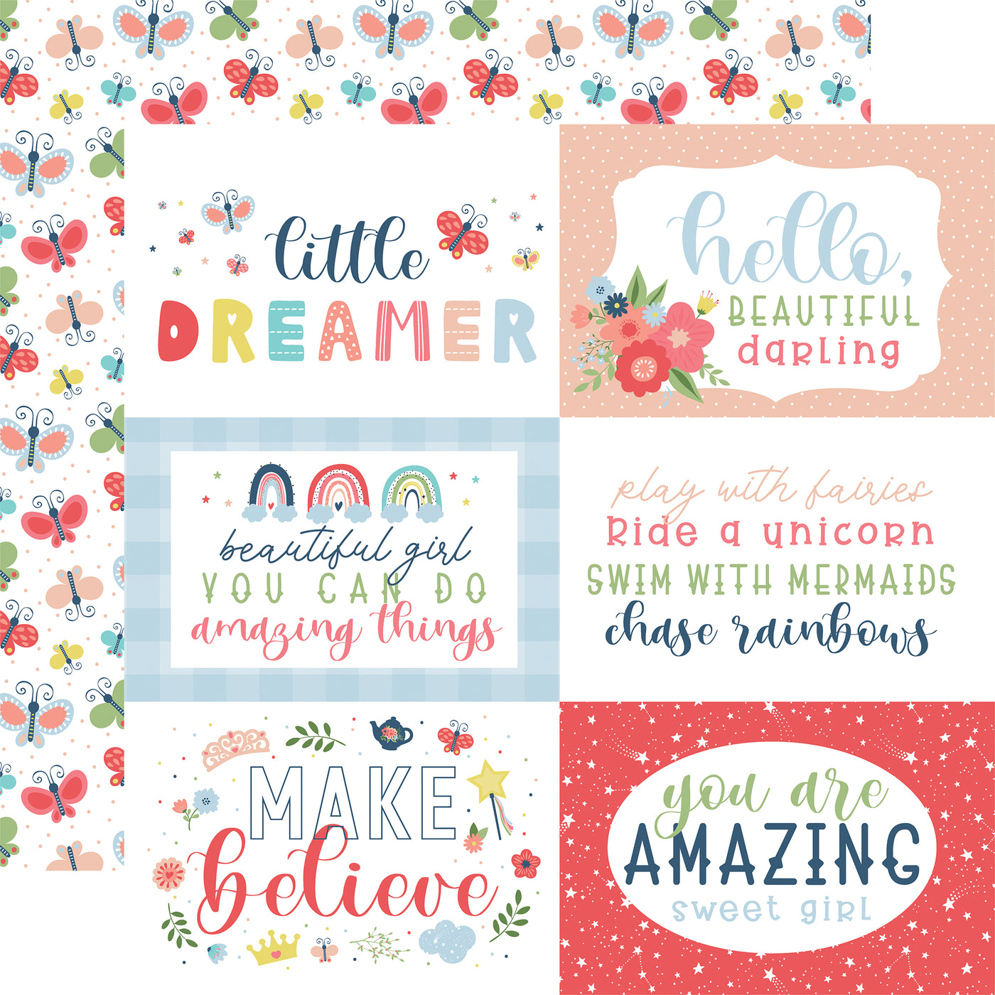 LITTLE DREAMER GIRL 12x12 Collection Kit - Echo Park