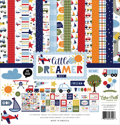 LITTLE DREAMER BOY 12x12 Collection Kit - Echo Park