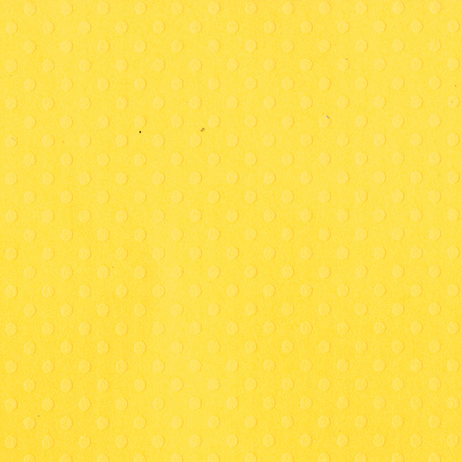 LEMON ZEST Dotted Swiss 12x12 Cardstock from Bazzill