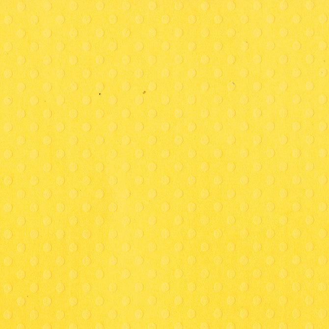 LEMON ZEST Dotted Swiss 12x12 Cardstock from Bazzill