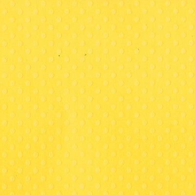 LEMON ZEST Dotted Swiss 12x12 Cardstock from Bazzill