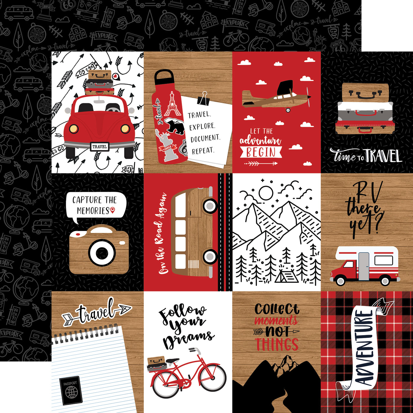 LET'S GO ANYWHERE 12x12 Collection Kit - Echo Park