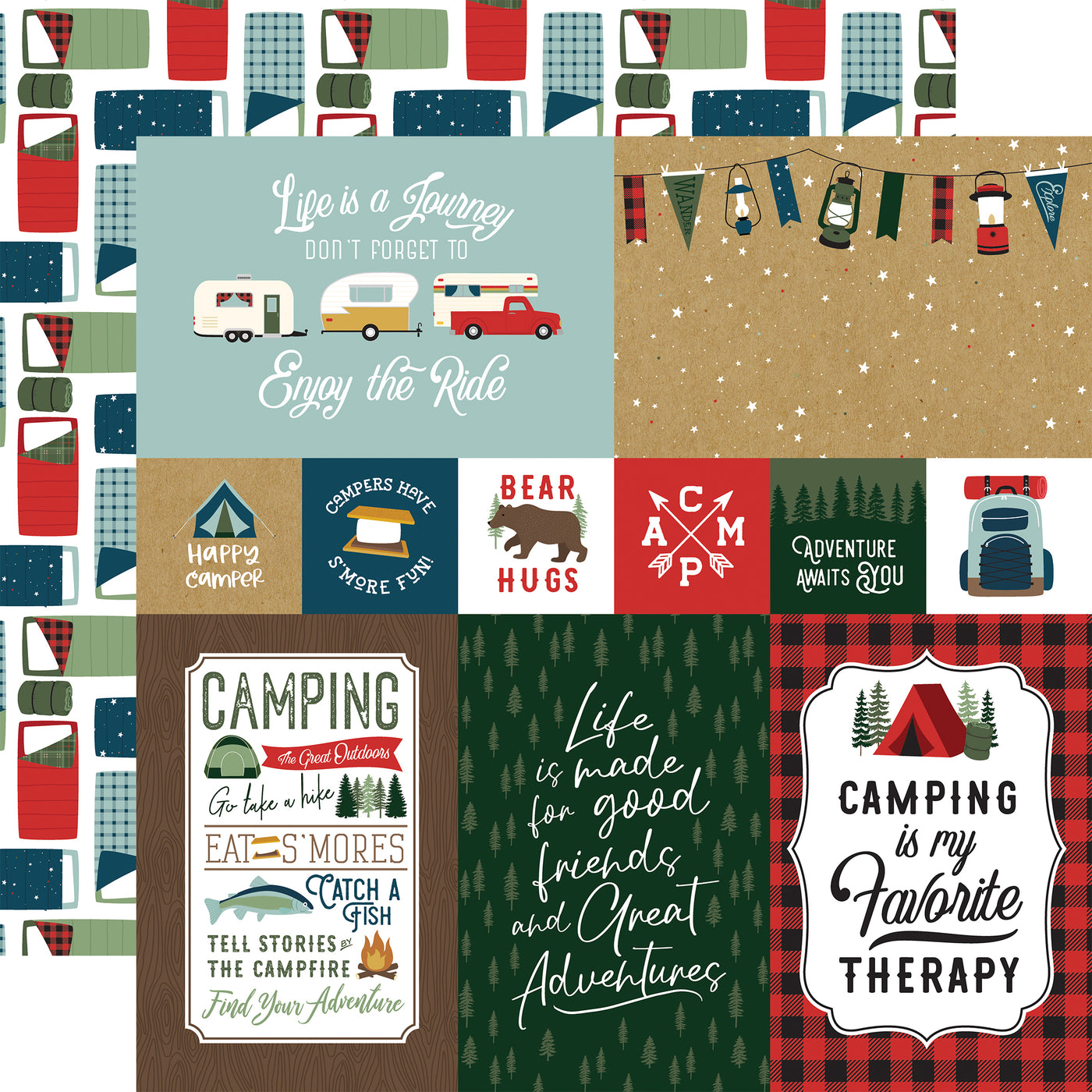 LET'S GO CAMPING 12x12 Collection Kit - Echo Park