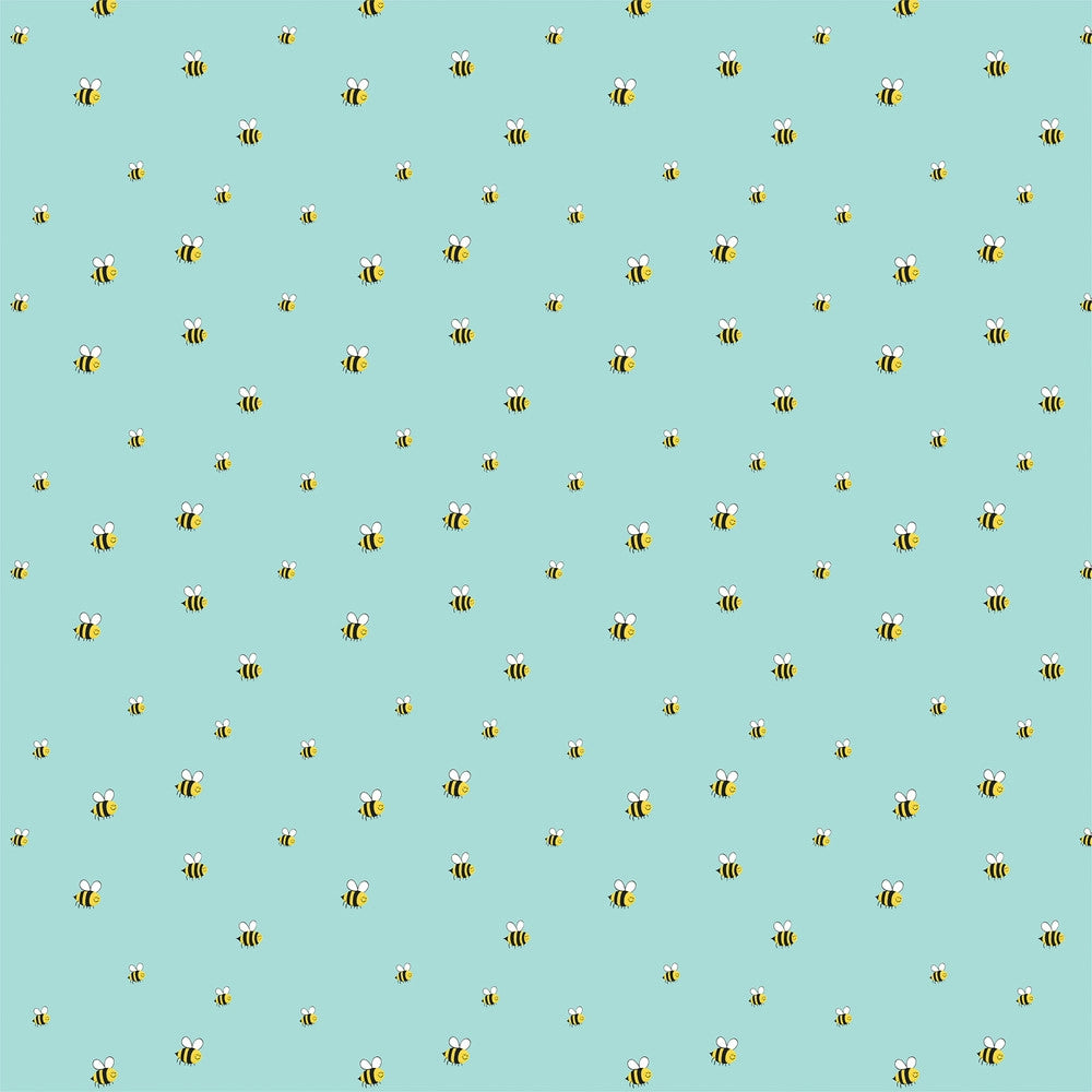 BUSY BUMBLEBEES - 12x12 Double-Sided Patterned Paper - Echo Park