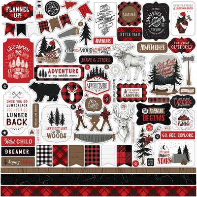 LET'S LUMBERJACK 12x12 Collection Kit - Echo Park
