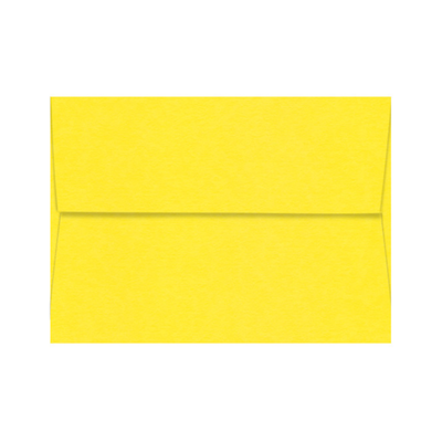 LEMON DROP - bright yellow Pop-Tone invitation envelope  with square flap envelope