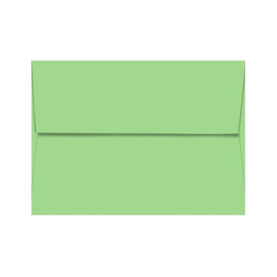 LIMEADE - light green Pop-Tone invitation envelope  with square flap envelope