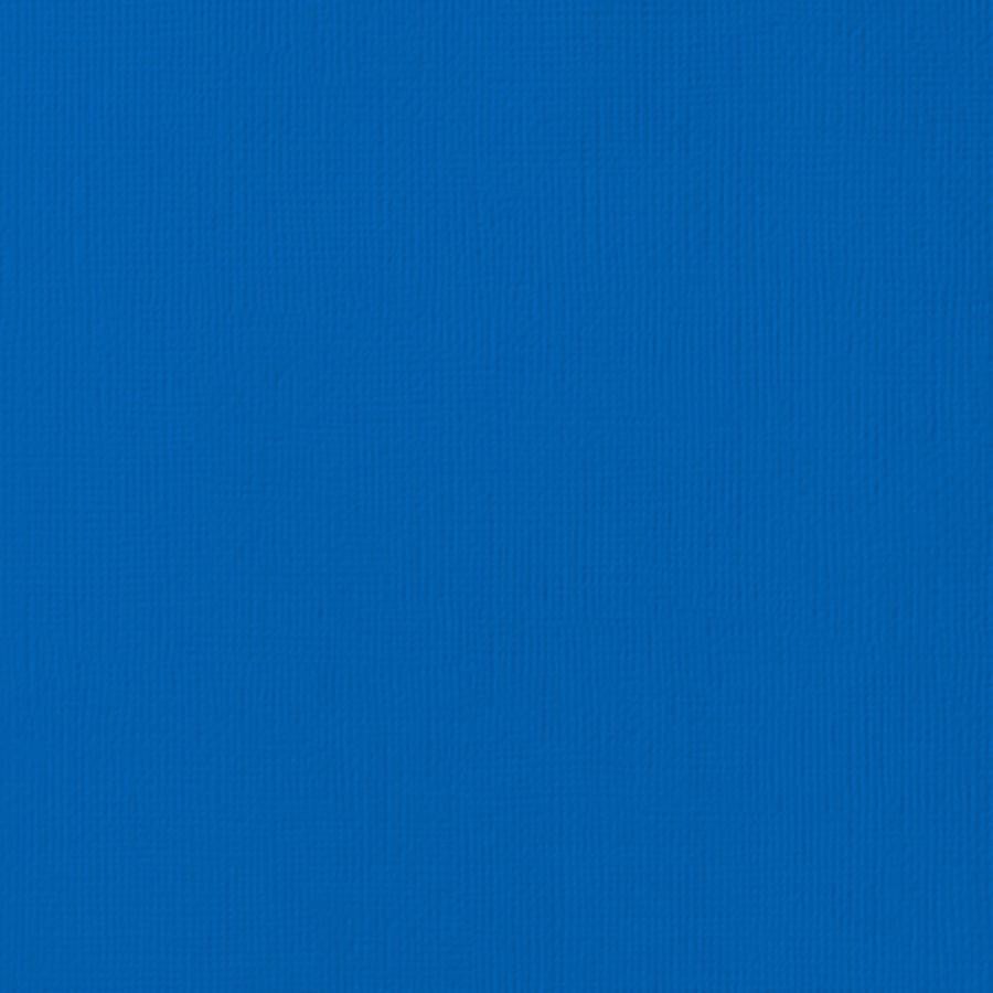 MARINE blue cardstock - 12x12 inch - 80 lb - textured scrapbook paper - American Crafts