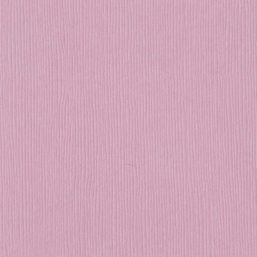 Bazzill Basics MAUVE ICE - pink cardstock  - 12x12 inch - 80 lb - textured scrapbook paper