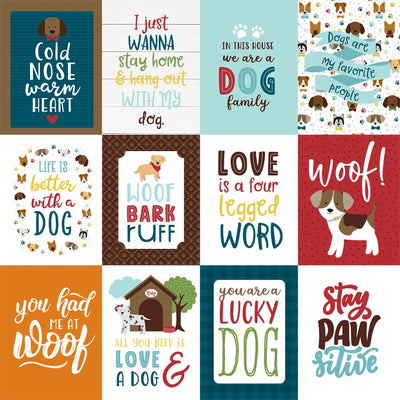 MY DOG 3X4 JOURNALING CARDS - 12x12 Double-Sided Patterned Paper - Echo Park