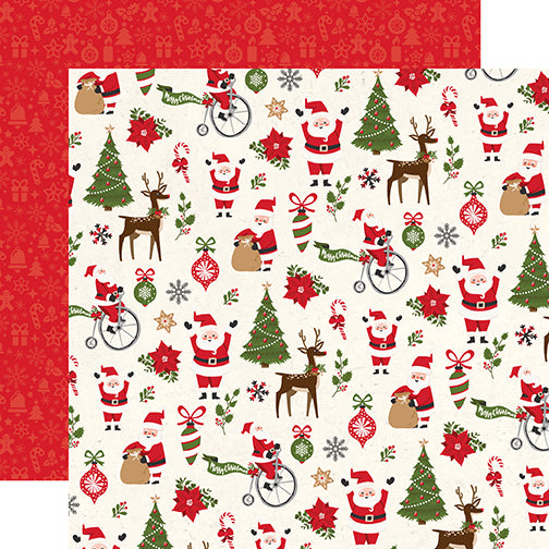 Christmas Fun 12x12 double-sided cardstock from My Favorite Christmas Collection by Echo Park Paper Co.