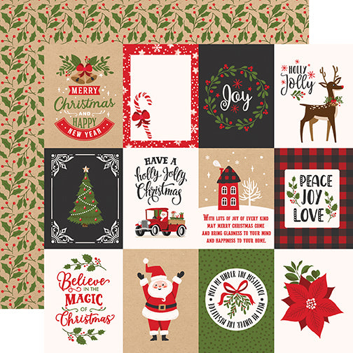 My Favorite Christmas Double-Sided Cardstock 12X12-Jolly Santa