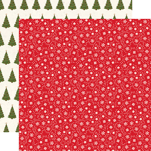 Snow Flurries 12x12 double-sided cardstock from My Favorite Christmas Collection by Echo Park Paper Co.