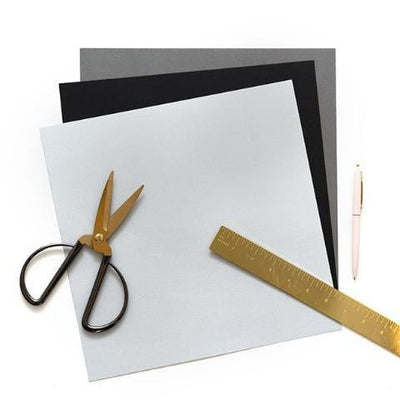 MODERN NEUTRALS SMOOTH VARIETY PACK_60 sheets_textured cardstock_10 colors__American Crafts_344852_sampling
