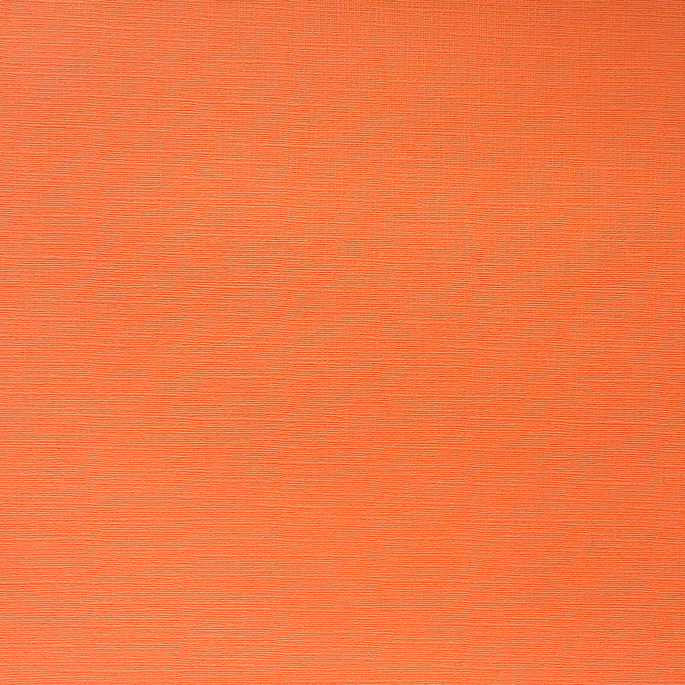 Mandarin - Textured 12x12 Cardstock - Bright orange canvas scrapbook paper