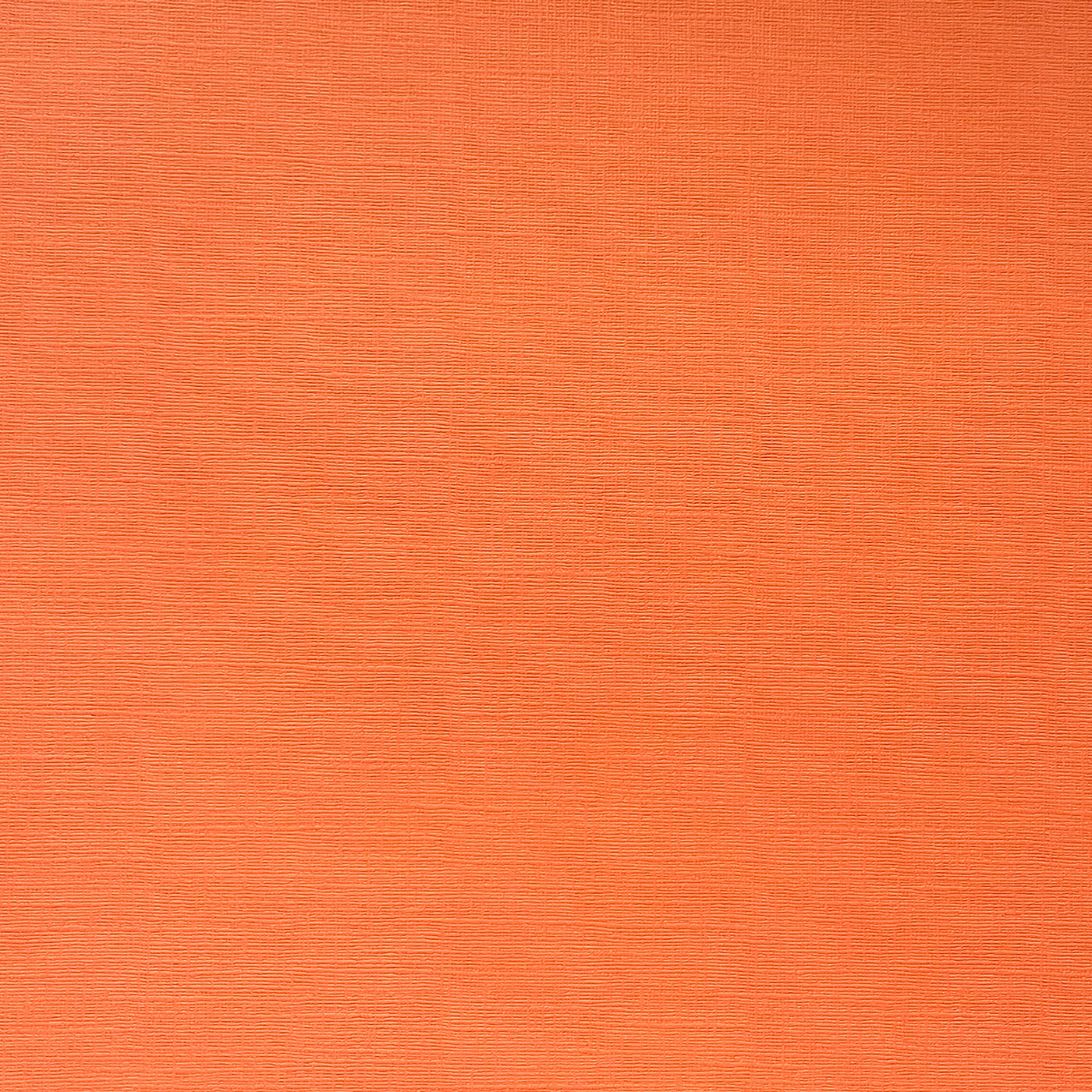 Mandarin - Textured 12x12 Cardstock - Bright orange canvas scrapbook paper