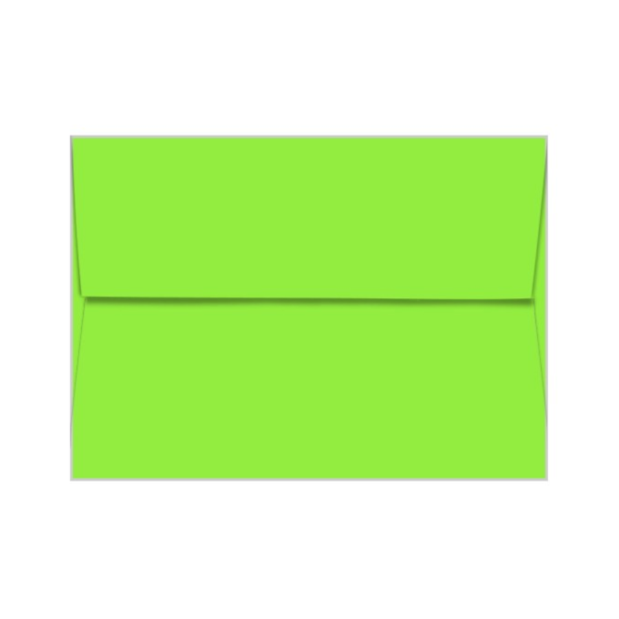 MARTIAN GREEN Neenah Astrobrights envelope with square flap
