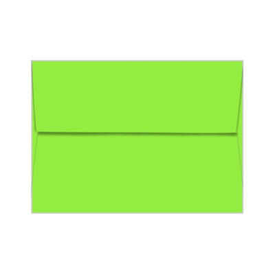 MARTIAN GREEN Neenah Astrobrights envelope with square flap