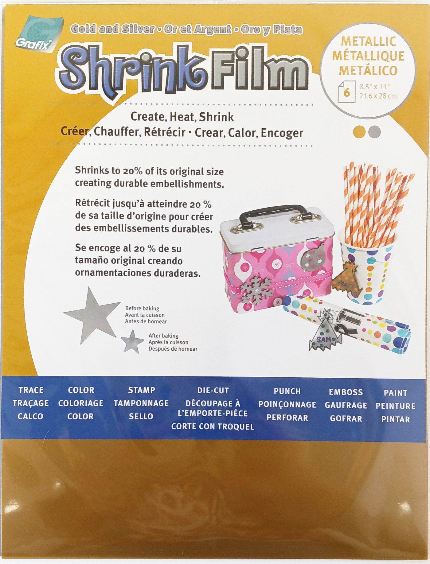 SHRINK FILM - Nine Different Types - Grafix – The 12x12 Cardstock Shop