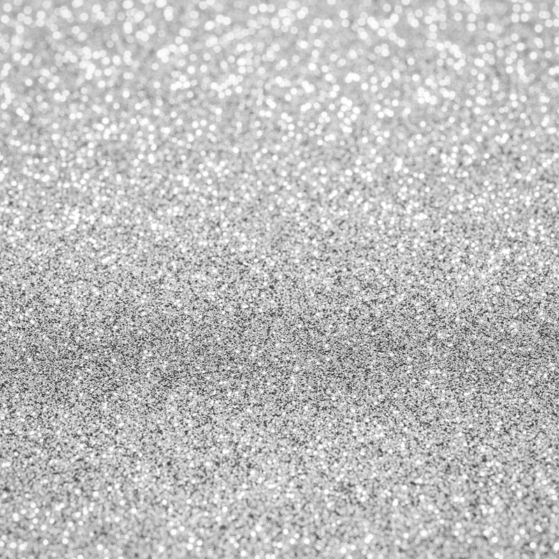 Silver Mirri Sparkle Cardstock paper coated with a thick layer of fine silver glitter.