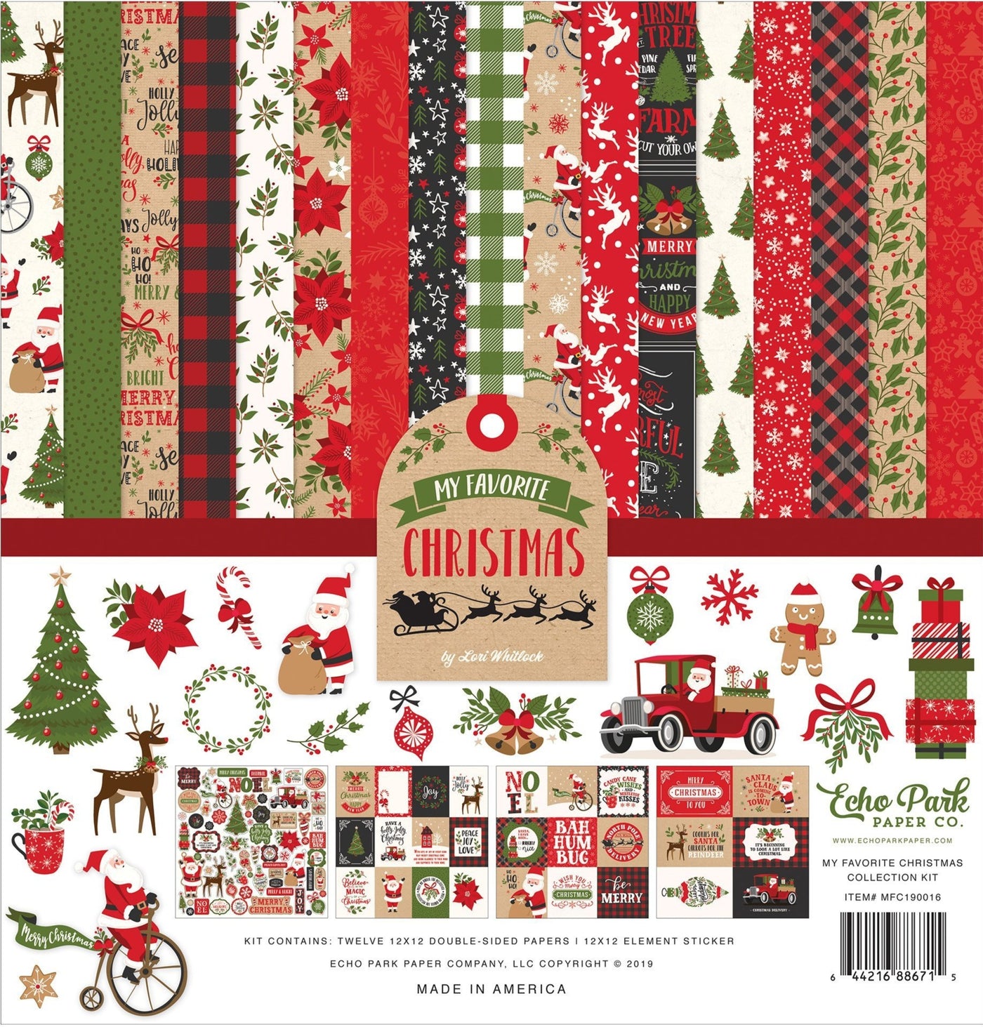 My Favorite Christmas Page Kit Collection by Echo Park Paper Co.