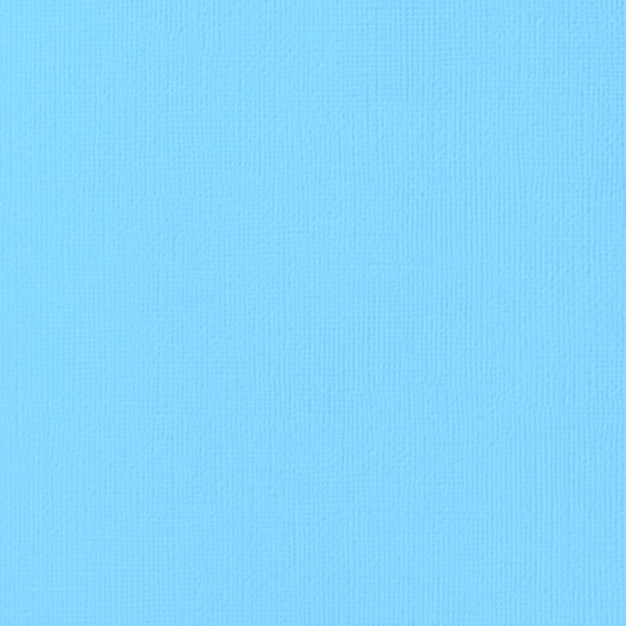 OCEAN blue cardstock - 12x12 inch - 80 lb - textured scrapbook paper - American Crafts