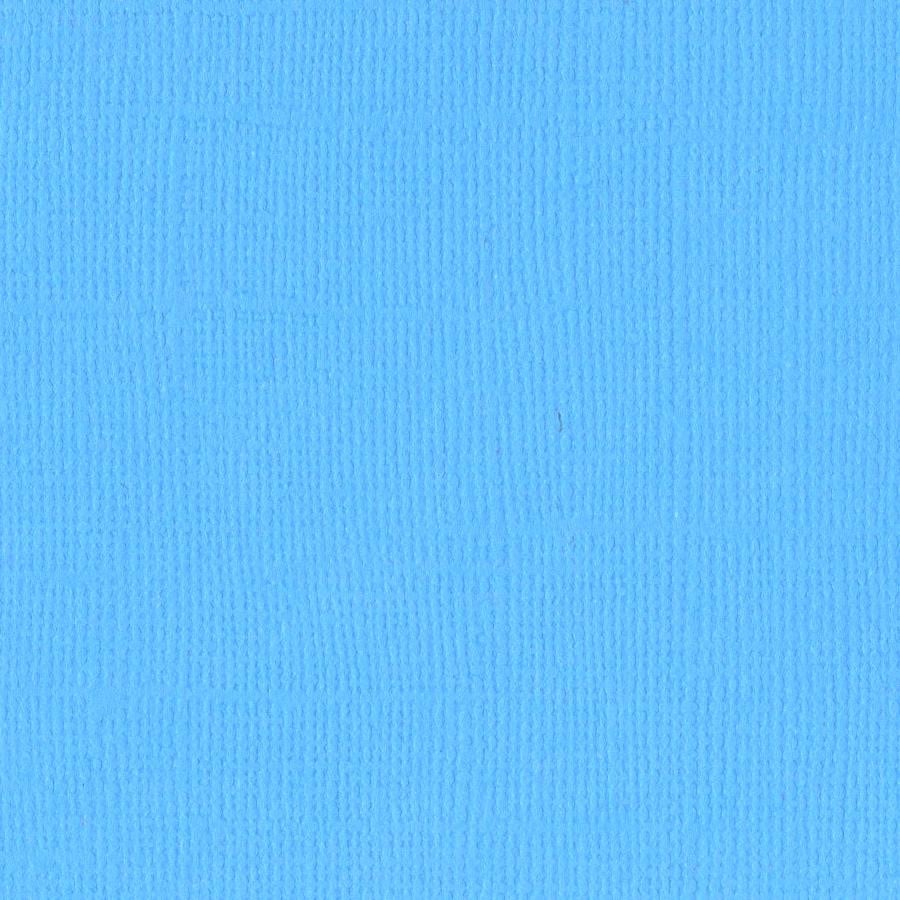 Bazzill OCEAN blue cardstock - 12x12 inch - 80 lb - textured scrapbook paper