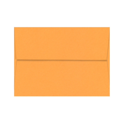 Enveloppe orange 93x62mm - Emballage idéal carte bon cadeau à offrir