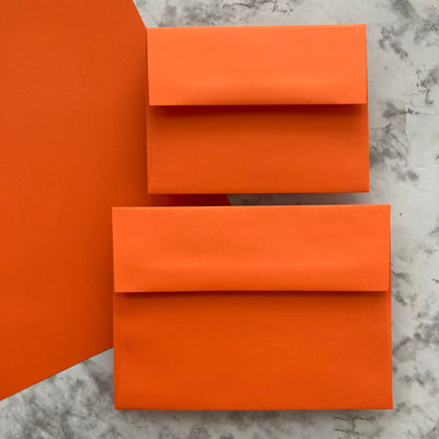 ORBIT ORANGE Astrobrights Envelope - Neenah