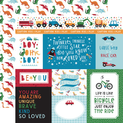 PLAY ALL DAY BOY 12x12 Collection Kit - Echo Park