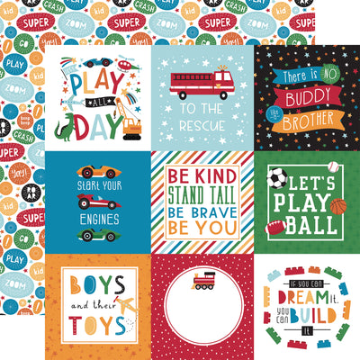 PLAY ALL DAY BOY 12x12 Collection Kit - Echo Park