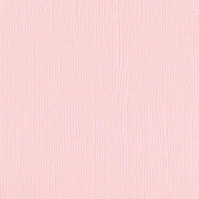 Bazzill PETALSOFT pink cardstock - 12x12 inch - 80 lb - textured scrapbook paper