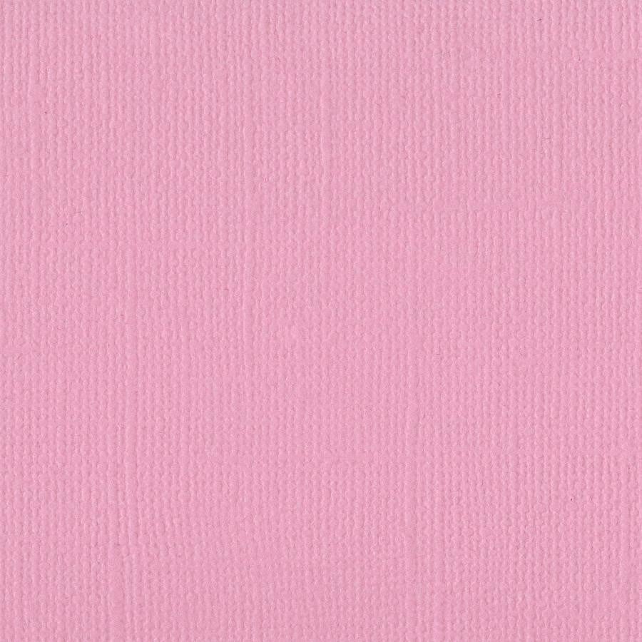 Bazzill Basics PETUNIA pink cardstock - 12x12 inch - 80 lb - textured scrapbook paper