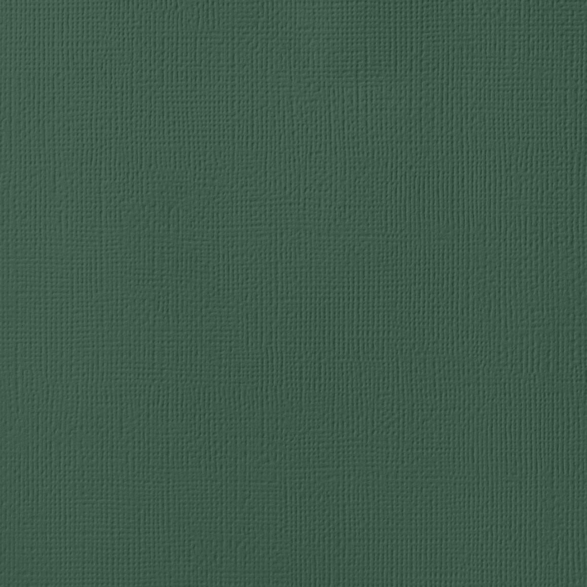 PINE Green Cardstock - 12x12 inch - 80 lb - textured scrapbook paper - American Crafts